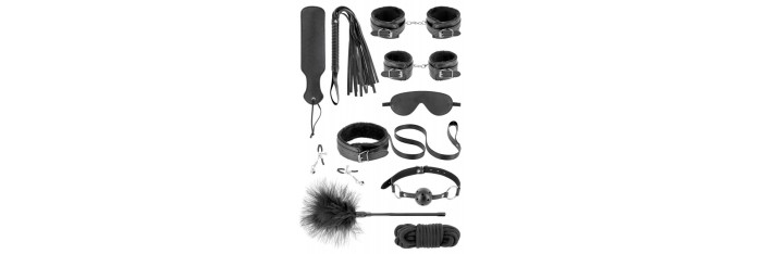 Coffret Bondage SM 10 pièces Fetish Tentation