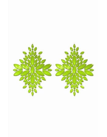 Cache-tétons fashion vert phosphorescent - Glow