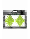 Cache-tétons fashion vert phosphorescent - Glow