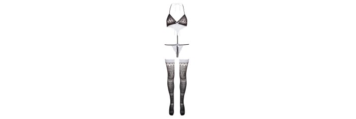 Ensemble body ouvert Izabella - Christine