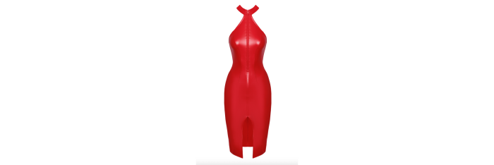 F354 midi robe Orgia Rouge