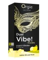 Gel d'excitation Dual Vibe Lemon Gin Tonic Liquid Vibrator