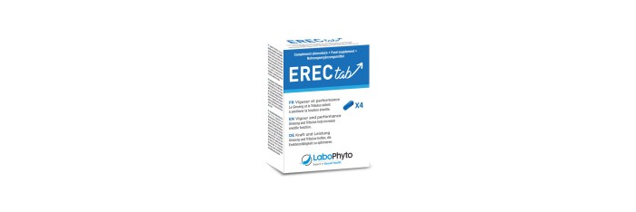 Erectab 4 comprimés - Stimulant sexuel 