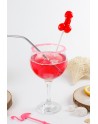 Sucette pénis daiquiri fraise avec alcool