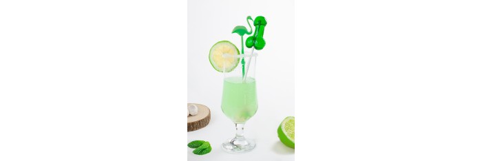 Sucette pénis Mojito avec alcool