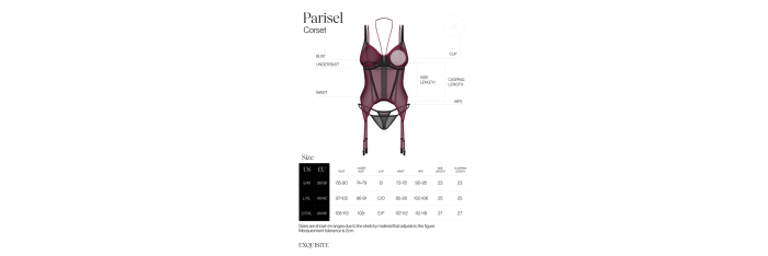 Parisel corset et string