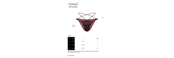 Parisel mini culotte