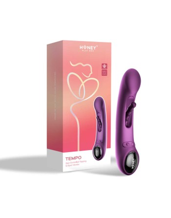 Tempo vibromasseur G-spot avec capteurs de pression et application