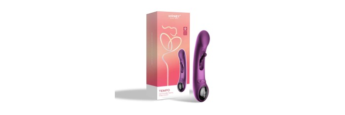 Tempo vibromasseur G-spot avec capteurs de pression et application