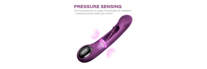 Tempo vibromasseur G-spot avec capteurs de pression et application