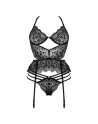 Lace Temptation ensemble - noir