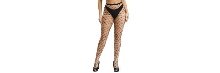 Pack 4 collants résille