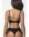 Soutien-gorge tulle et dentelle noir V-10711 - Axami