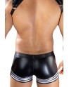 Shorty noir wetlook - J Lingerie